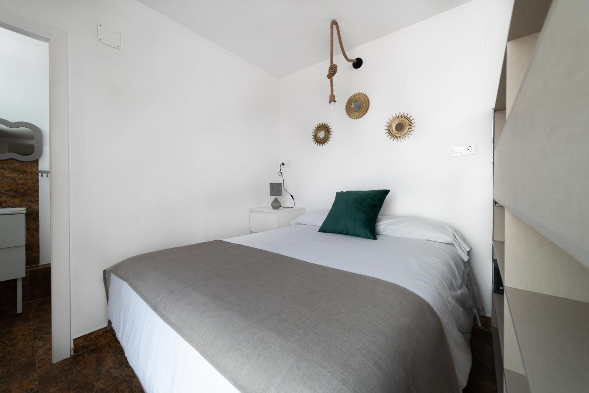 One-Bedroom Loft Apartment Balcony
