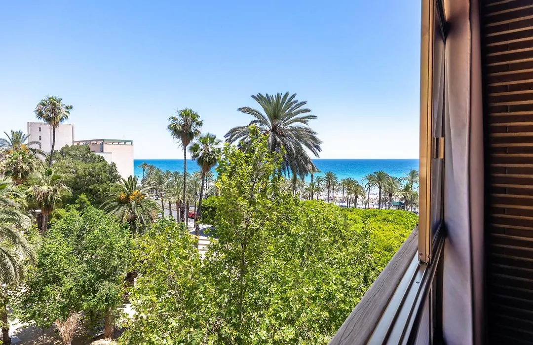 Alicante Center Postiguet Beach Steps Away Panoramic View Ac-1