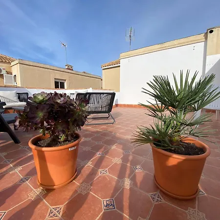 Casa Torre Y Mar With 2 Bedrooms Pool Barbecue Patio & Sun Terrace-3