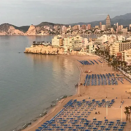 Benidorm 1ª Linea Playa Levante, Garage, Wifi, Climatizacion-2