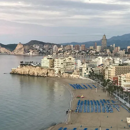 Benidorm 1ª Linea Playa Levante, Garage, Wifi, Climatizacion-3