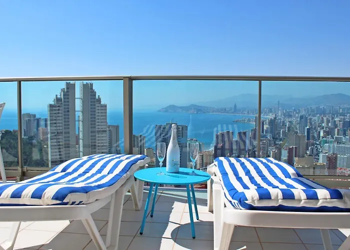 Skyline 20 Apartamento De Lujo Con Terraza Privada Y Vistas Al Mar Benidorm